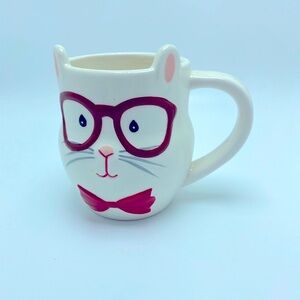 tag Cat/Bunny Wearing Glasses Mug
